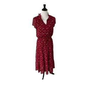 Francesca’s Miami Red Maxi Dress size M